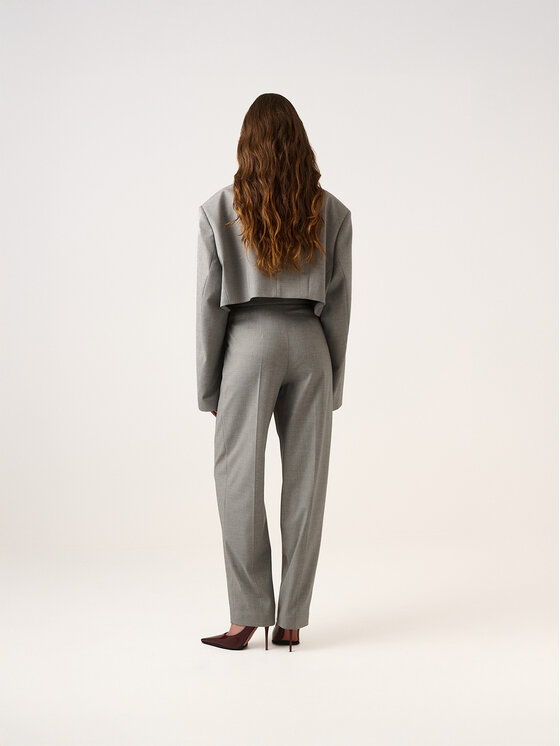 La Mania La Mania Spodnie dresowe MARIS Szary Classic Fit