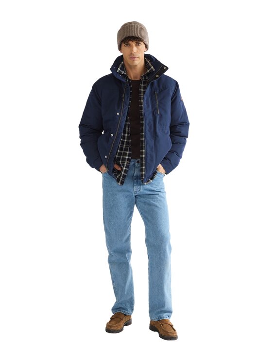 Wrangler Wrangler Kurtka przejściowa 112387070 Granatowy Regular Fit