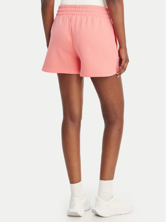 Under Armour Under Armour Szorty sportowe Rival Fleece Short 1382723 Różowy Loose Fit