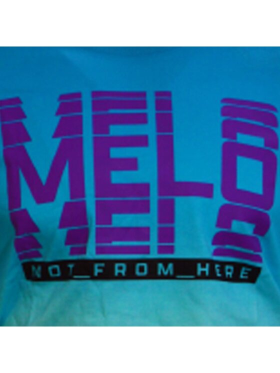 Puma Puma T-Shirt Melo Fade T-shirt Blue Atoll Niebieski Regular Fit