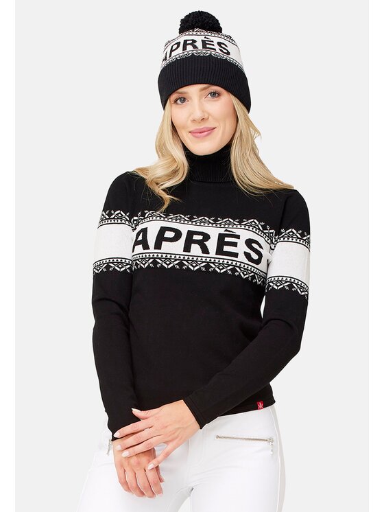 KRIMSON KLOVER KRIMSON KLOVER Sweter Apre Czarny Regular Fit