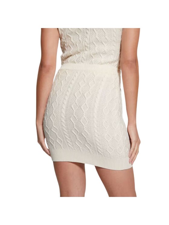 Guess Guess Spódnica Isabelle skirt swtr Beżowy Regular Fit