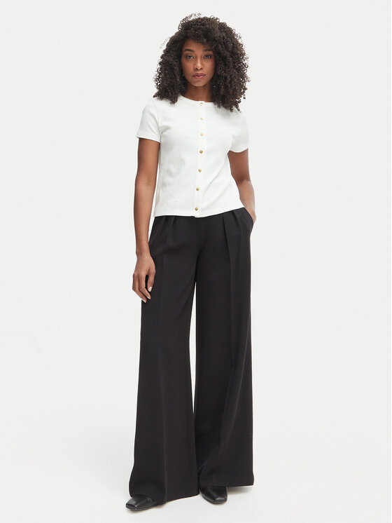 Tommy Hilfiger Tommy Hilfiger Blúz WW0WW48709 Krém Slim Fit