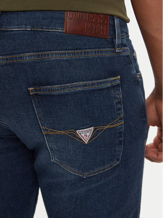 Guess Guess Farmer M4BA27 D5GQ2 Sötétkék Super Skinny Fit
