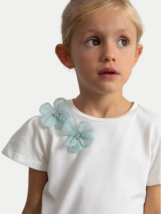 Mayoral Mayoral Komplekti kuuluvad t-särk ja seelik 3946 Valge Regular Fit