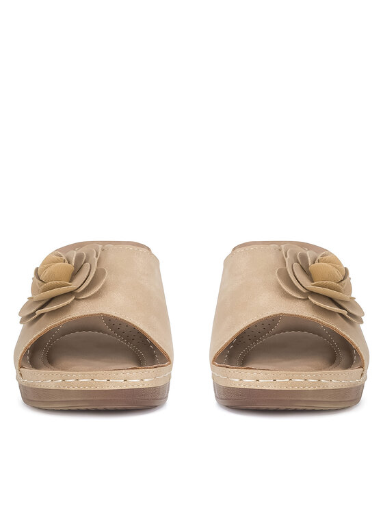 Clara Barson Clara Barson Pantoletten WYL05010-29 Beige