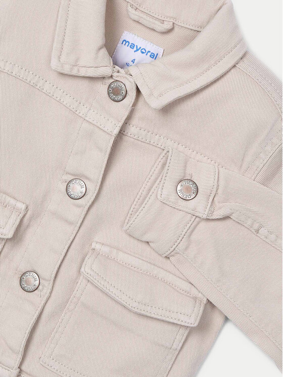 Mayoral Mayoral Jeans jakna 3407 Bež Regular Fit