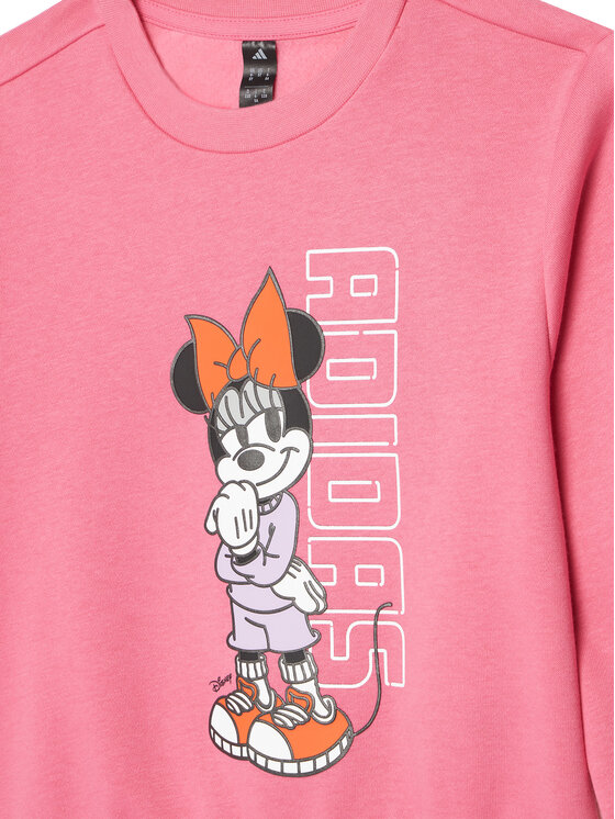 adidas adidas Комплект суитшърт и клин Disney Minnie Mouse JL9201 Розов Regular Fit