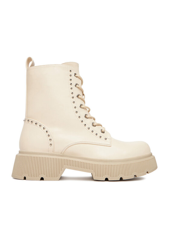DeeZee DeeZee Schnürschuhe HX24026-1 Écru