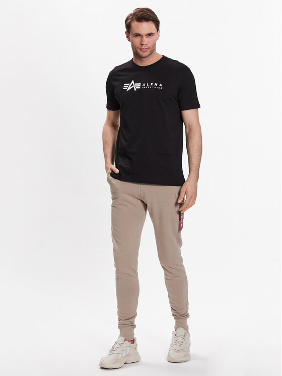 Alpha Industries Alpha Industries Set de tricouri﻿ Alpha Label 118534 Negru Regular Fit