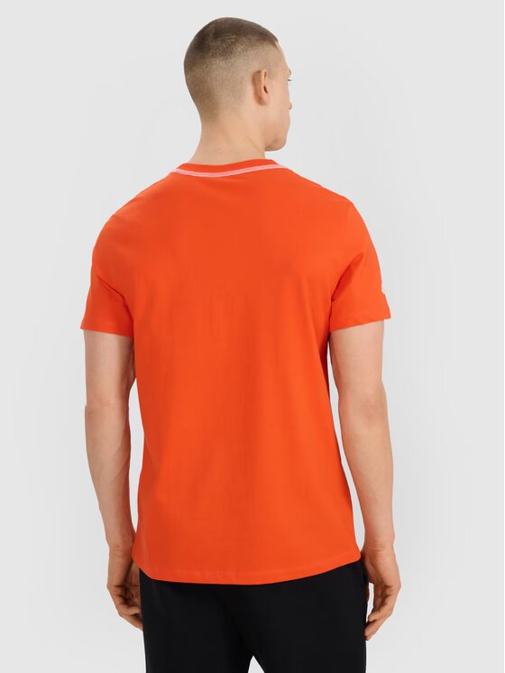4F 4F T-Shirt BASKET Pomarańczowy Regular Fit