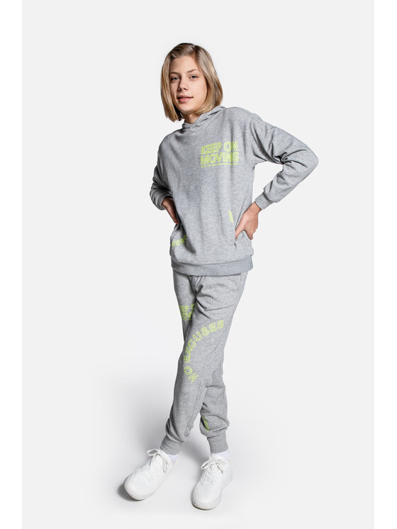 Lemon Explore Lemon Explore Spodnie dresowe WL4120107CWB-019 Szary Regular Fit