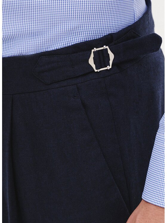 Pako Lorente Pako Lorente Spodnie materiałowe P25SF-WX-003 Granatowy Regular Fit
