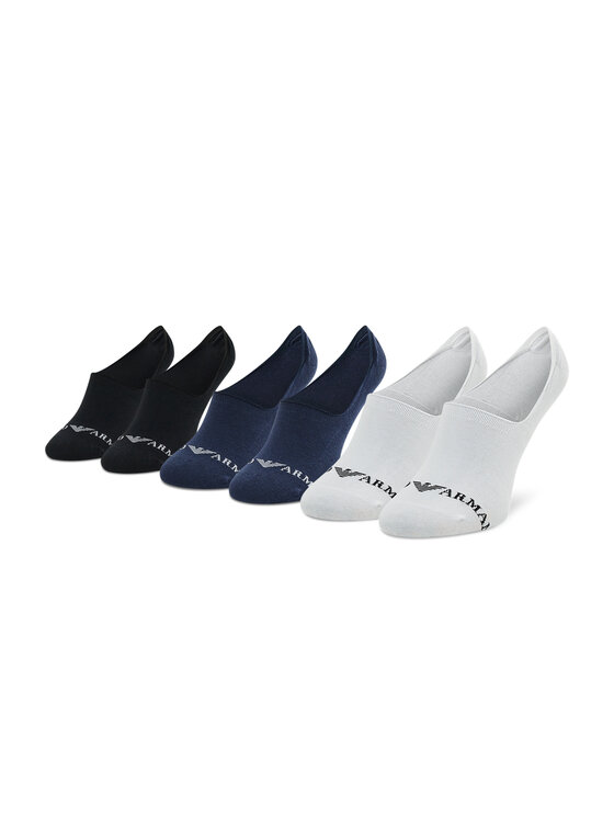 Emporio Armani Emporio Armani 3er-Set Unisex-Sneakersocken 306227 2R254 98035 Weiß