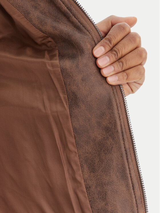 Desigual Desigual Prehodna jakna 26SWEW10 Rjava Regular Fit