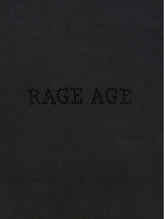 Rage Age Rage Age Tričko Monaco Čierna Regular Fit