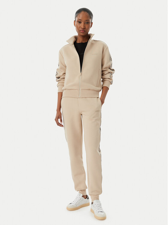 Guess Guess Majica dugih rukava V2YQ16 KB3P2 Bež Regular Fit