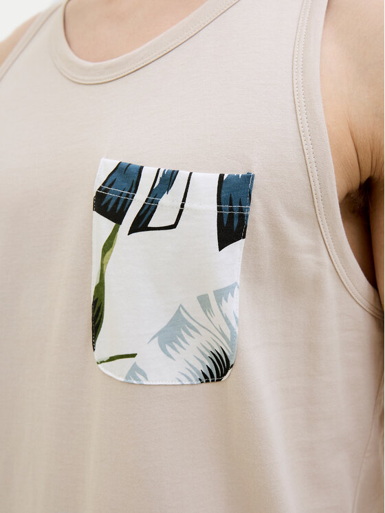 Jack&Jones Jack&Jones Tank top Hawaii 12269321 Bej Standard Fit