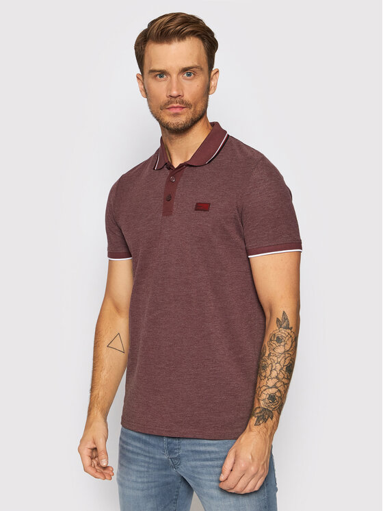 Polo Charming 12187924 Bordeaux Regular Fit