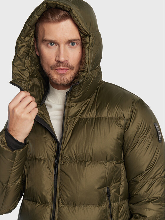 Giubbotto piumino JM 7616 T KJ9 Verde Regular Fit