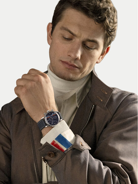 Timex Timex Ceas Marlin® Chronograph TW2W99000 Argintiu