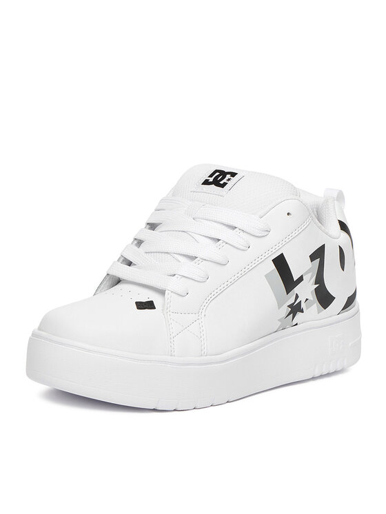 DC Shoes DC Shoes Sneakersy CEO-COURT GRAFFIK PLATFORM DC02422101 Biela