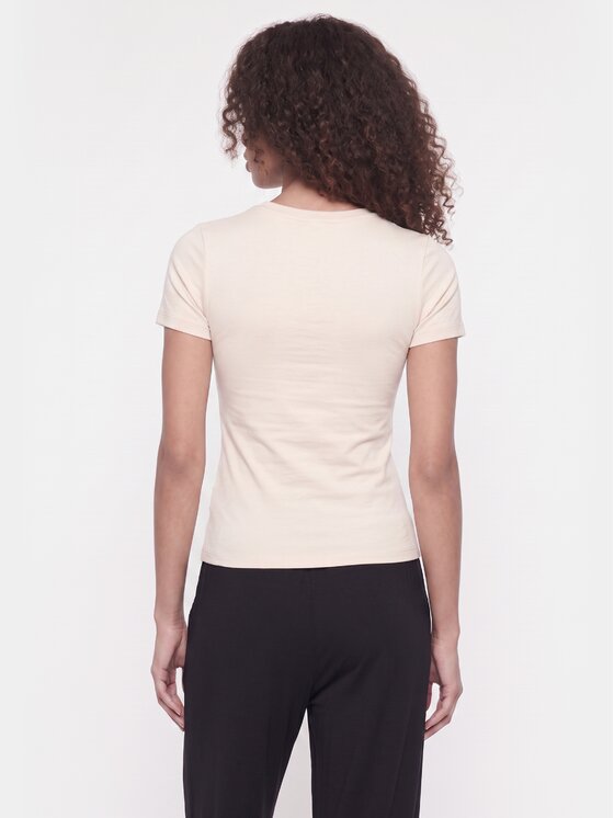 BASICLO BASICLO T-Shirt W-2254 Biały Slim Fit