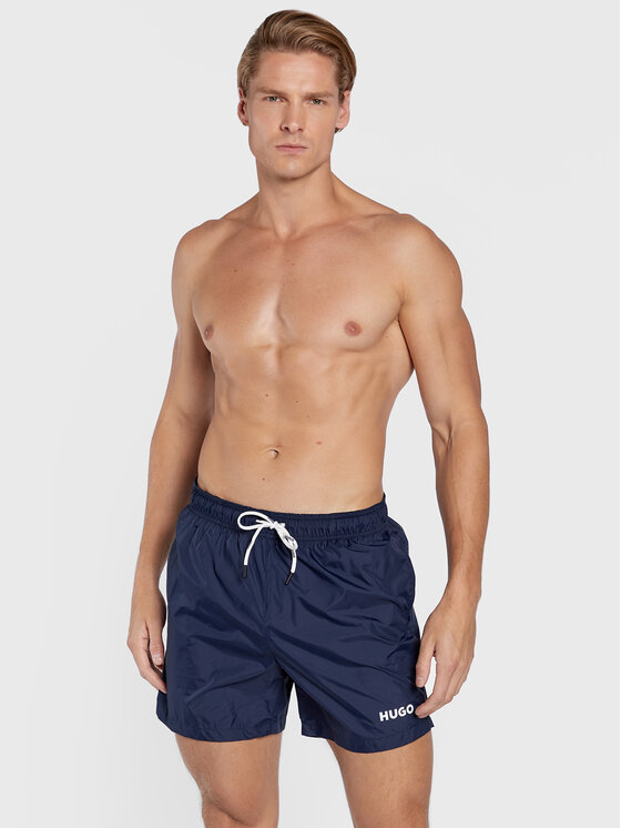 HUGO Hugo Peldšorti Haiti 50469312 Tumši zils Regular Fit