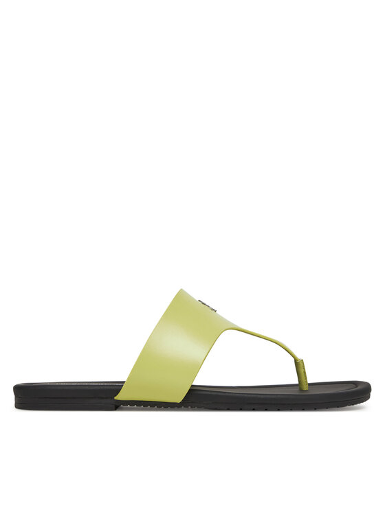 Calvin Klein Jeans Calvin Klein Jeans Japanke Flat Sandal Toepost Mg YW0YW01691 Zelena