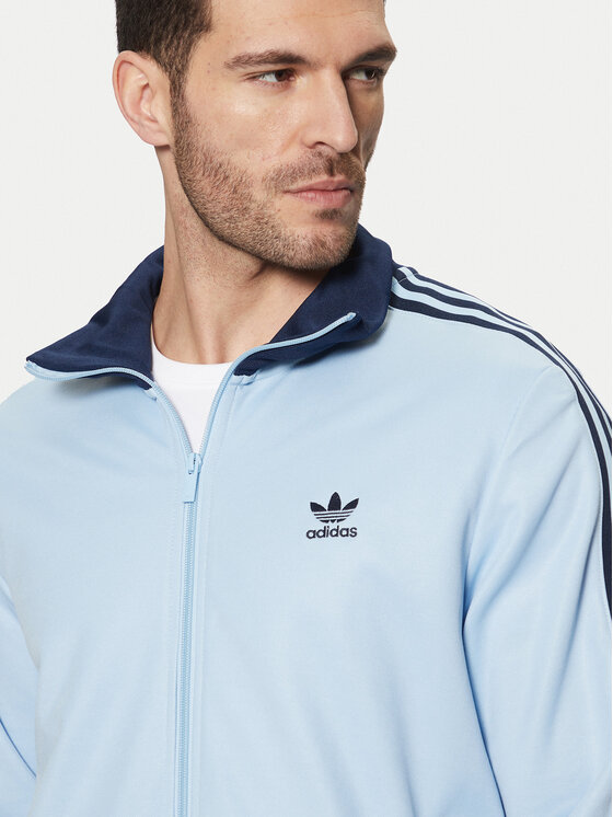adidas adidas Mikina adicolor Classics Beckenbauer JP2521 Světle modrá Slim Fit