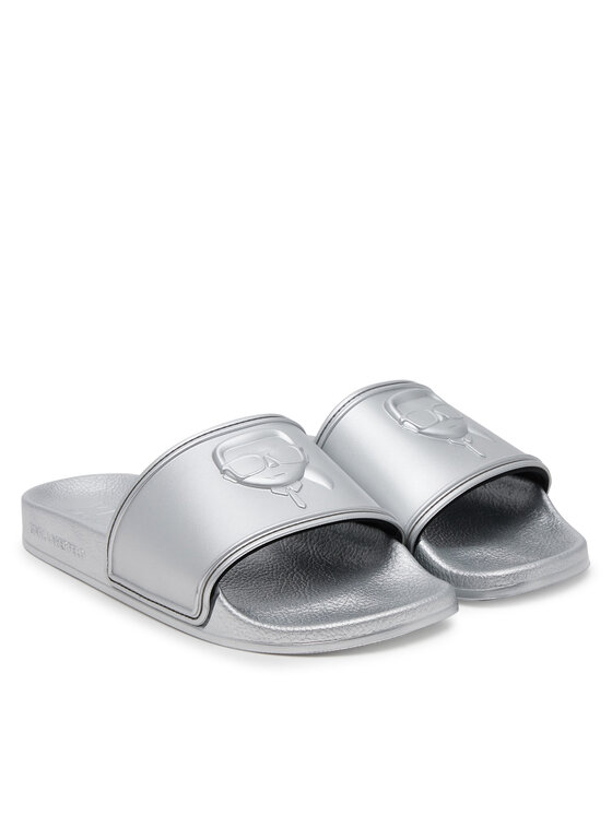 KARL LAGERFELD KARL LAGERFELD Papucs Kondo 2.0 KL80919M Ezüst