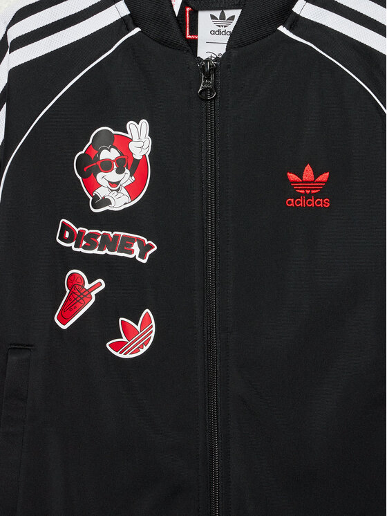 adidas adidas Majica dugih rukava Disney Mickey And Friends HF7577 Crna Regular Fit