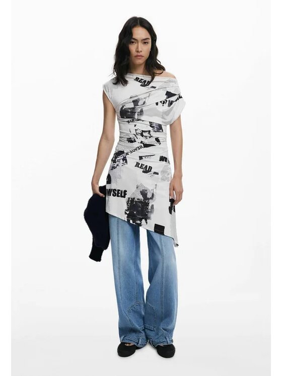 Desigual Desigual Vestito VEST_ORIANA Nero Regular Fit