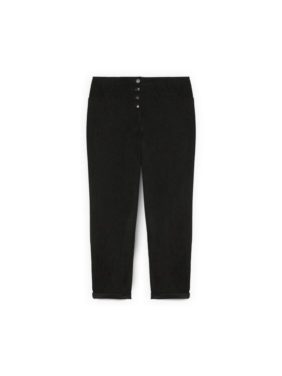 Fiorella Rubino Fiorella Rubino Spodnie materiałowe P700T005112N033 Czarny Regular Fit