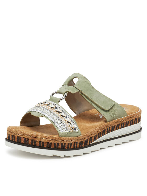 Rieker Rieker Ciabatte V79M6-52 Verde