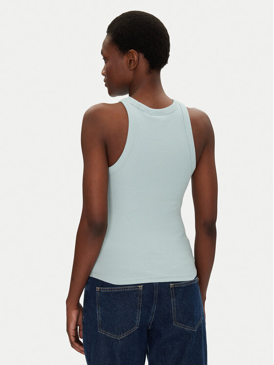 Calvin Klein Jeans Calvin Klein Jeans Top Monologo J20J225301 Plava Slim Fit
