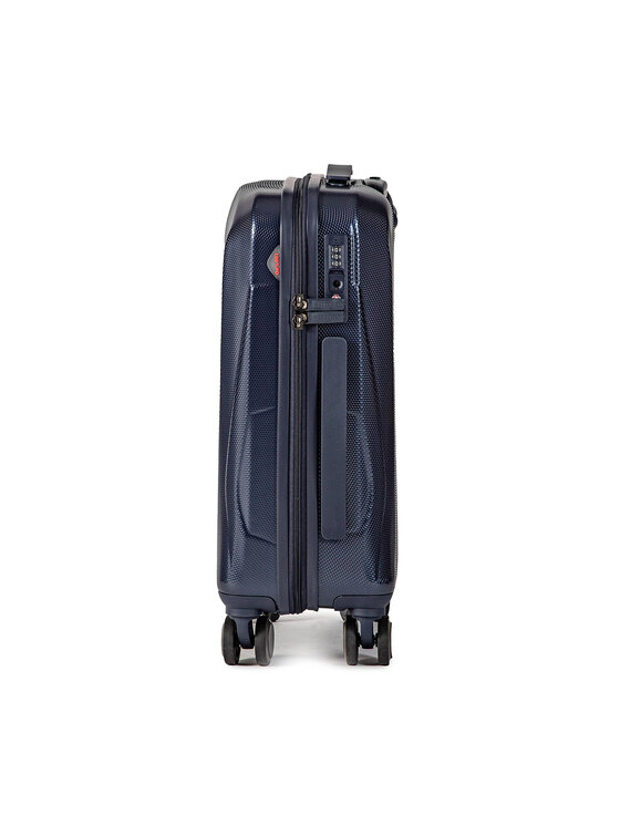 Valigia rigida piccola 56-3P-121-90 Blu scuro
