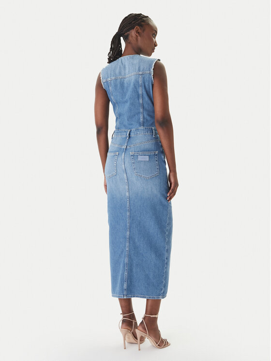 Liu Jo Liu Jo Džinsa kleita UA6123 D0309 Zils Regular Fit