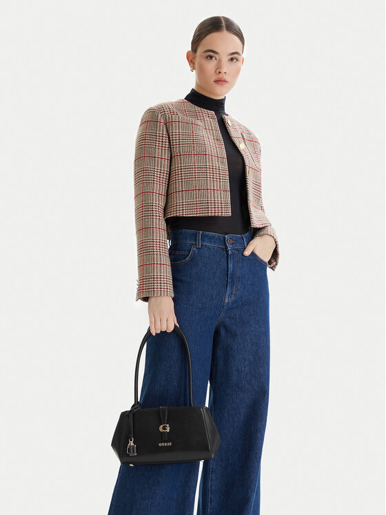 Guess Guess Дамска чанта Carrie HWVG98 96080 Черен