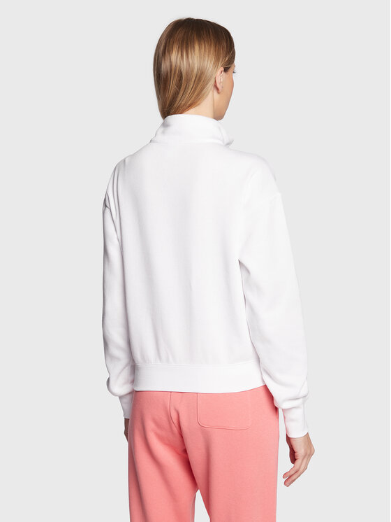 Felpa 115394 Bianco Custom Fit