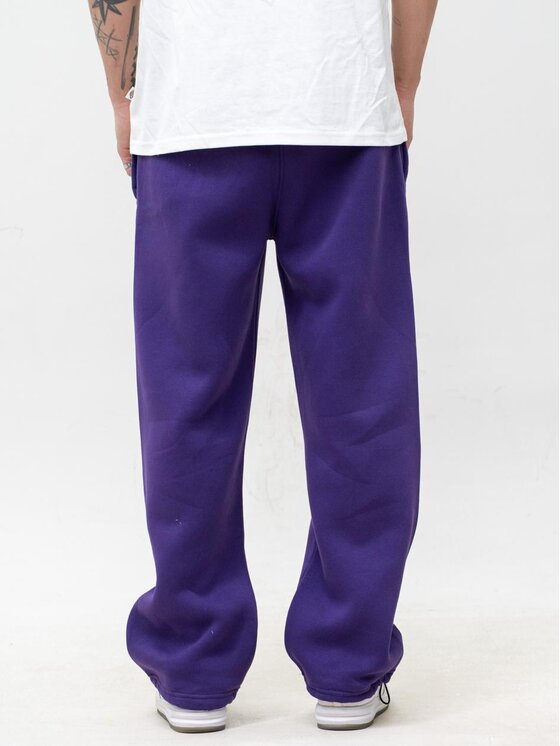 Jigga Wear Jigga Wear Spodnie dresowe Szerokie regulowane luźne 130311 Fioletowy Baggy Fit