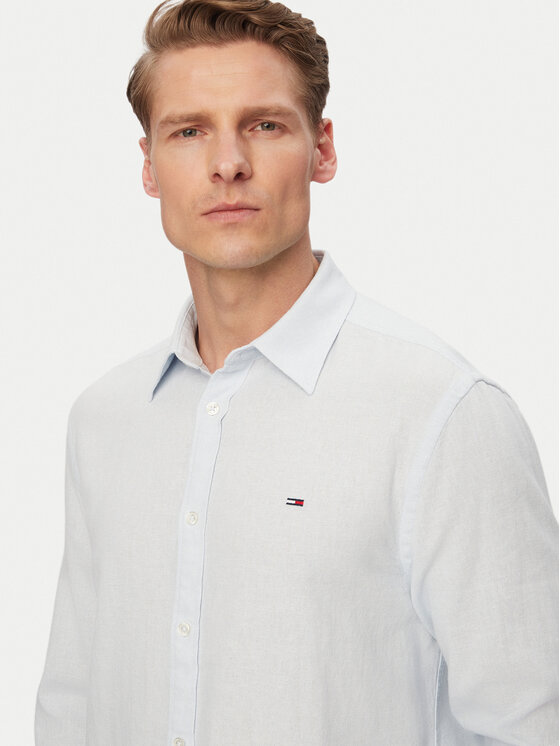 Tommy Jeans Tommy Jeans Särk DM0DM22761 Helesinine Regular Fit