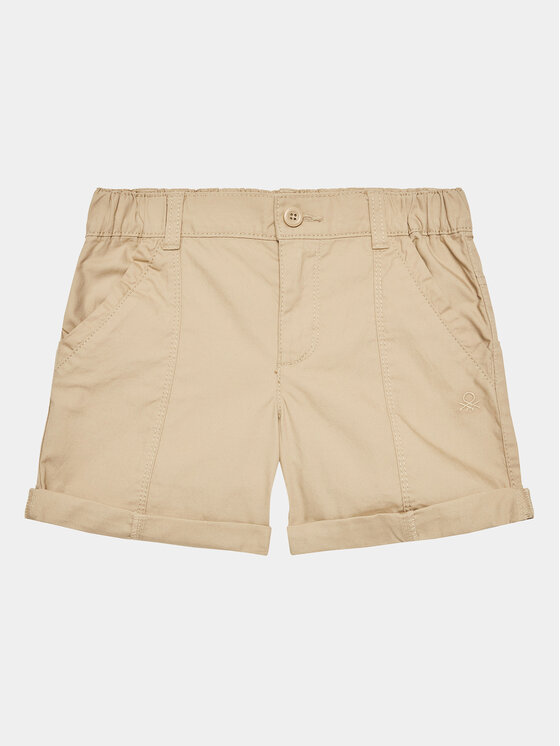 United Colors Of Benetton United Colors Of Benetton Pantaloncini di tessuto 4LN6G900N Beige Regular Fit
