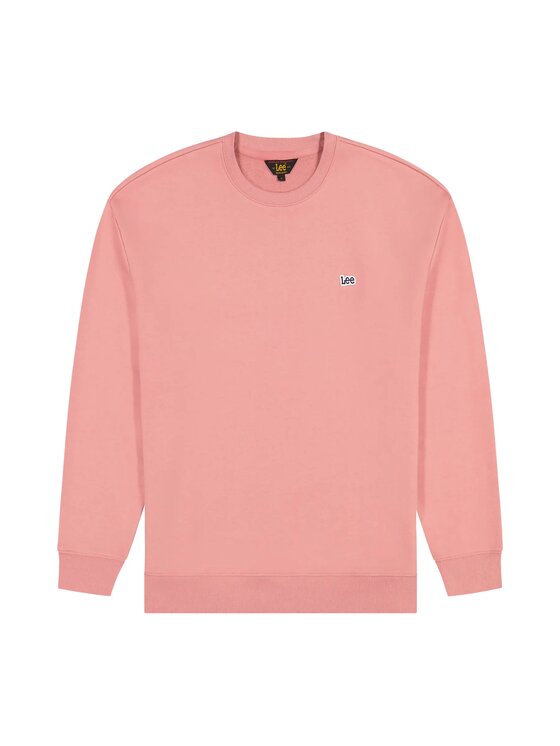 Lee Lee Felpa PATCH CREW SWS Arancione Regular Fit