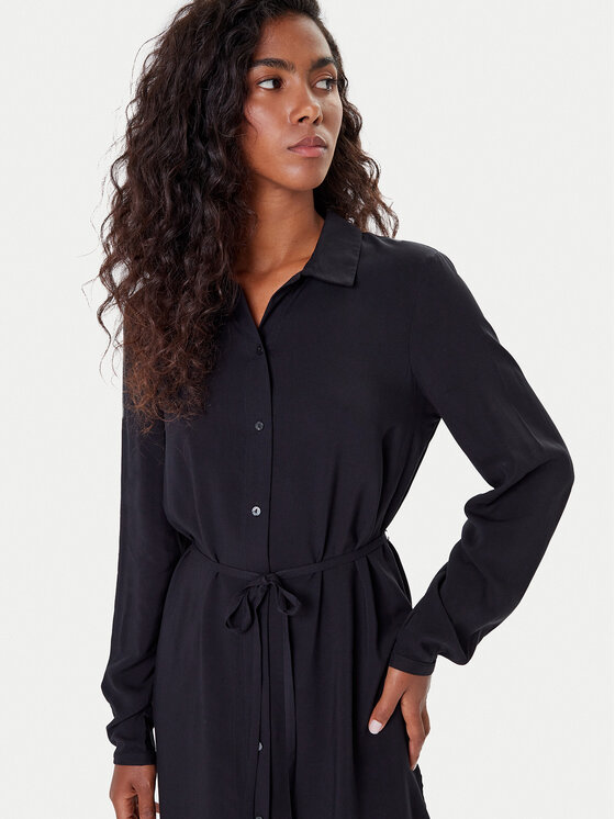 ONLY ONLY Haljina košulja Nova 15241890 Crna Regular Fit