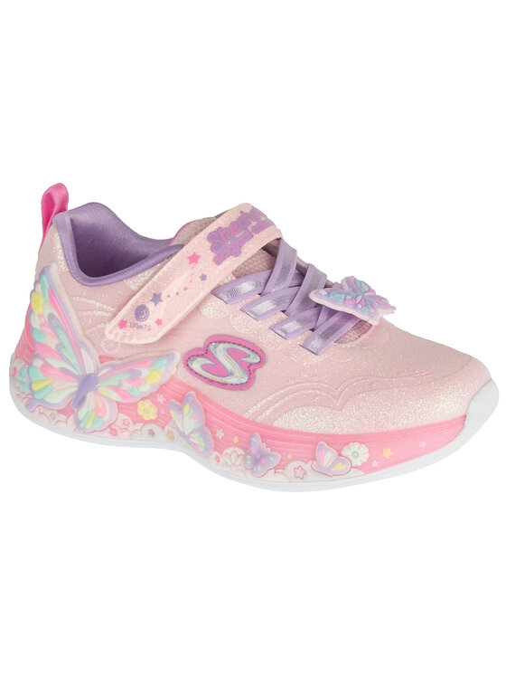 Skechers Skechers Sneakersy S-Lights: Butterfly Bliss Różowy