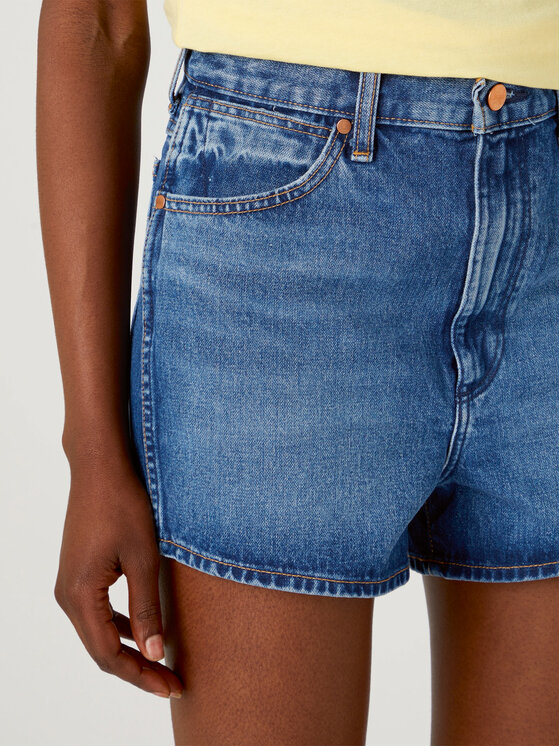 Wrangler Wrangler Szorty jeansowe Festival W25J7316O 112332441 Niebieski Regular Fit