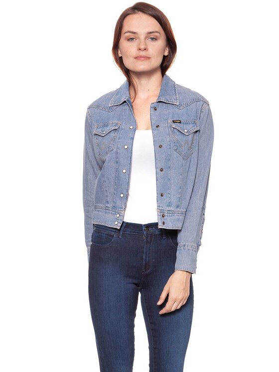 Wrangler Wrangler Giacca da donna SHACKET Blu Regular Fit
