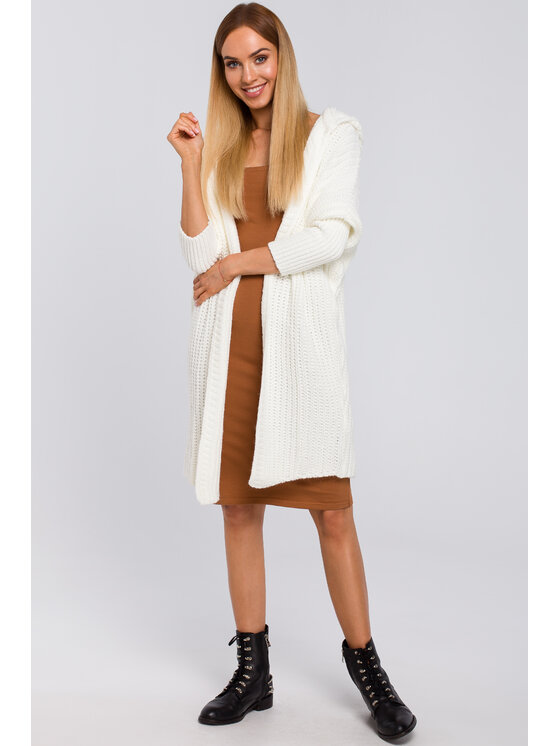 Made of Emotion Made of Emotion Cardigan M475 Bianco Custom Fit