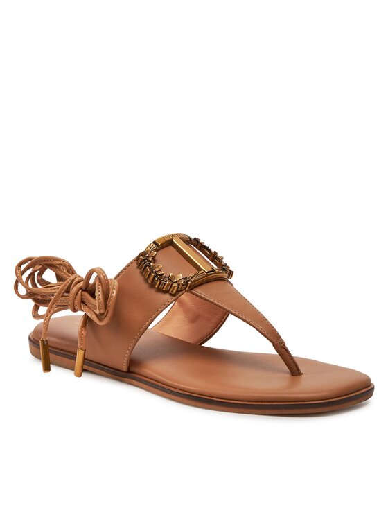 TWINSET TWINSET Sandaalid 241TCP220 Pruun